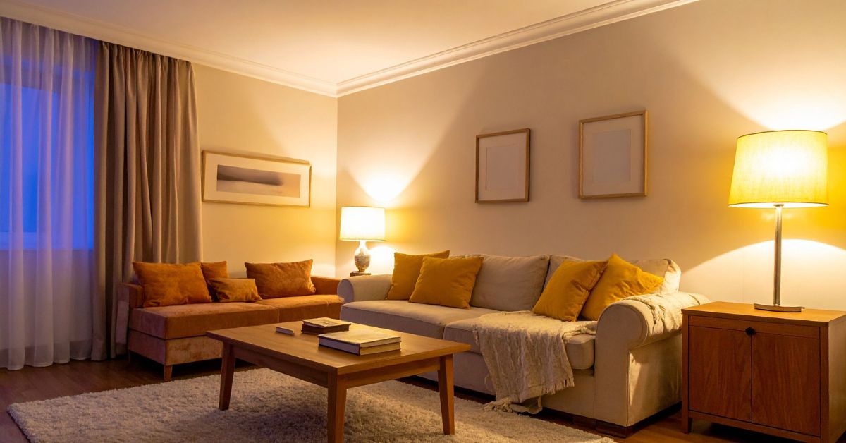 Serene afternoon setting with soft lighting suggesting a balanced transition between activity and rest